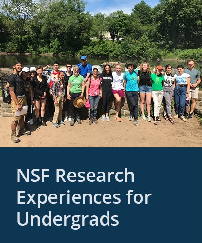 NSF Research Experiences for Undergrads (Photo: NSF Research Experiences for Undergraduates [REU] 2019 participants.)
